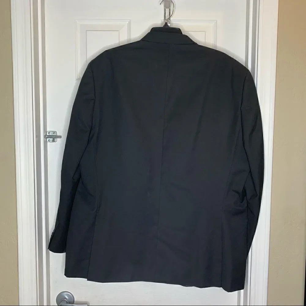 Sean John Black Two Button Sports Jacket Size 48R